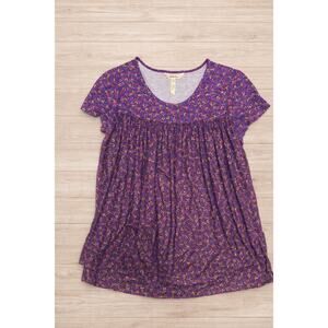 💜 Matilda Jane Floral Babydoll Top 💜